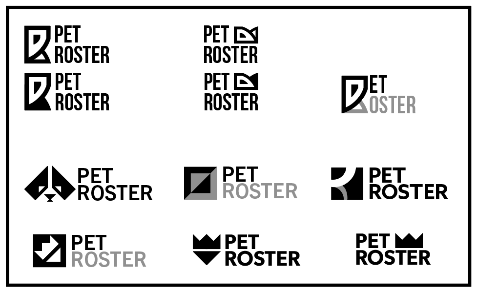 Pet CRM Logo Exploration